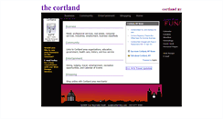 Desktop Screenshot of cortlandny.com