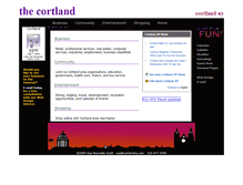Tablet Screenshot of cortlandny.com